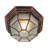11.4" D x 4.7" H Retro Flush Mount Light