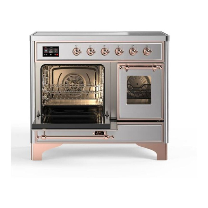 Majestic II 40" Freestanding Induction Range, Stainless Steel/Copper