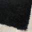 Tapis noir touffeté à la main Assar-23564403