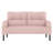 Corduroy fabric, comfortable monochrome double sofa, suitable for living rooms and bedrooms-271025353