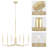 Roxsanne 6 Light Dimmable Classic / Traditional Chandelier Rustic Linear Candle-Style Kitchen Island Light Fixture-400281902-364436818