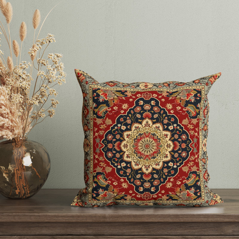 Housse de coussin Azra Eastern Elegance, H 22 po x l 22 po