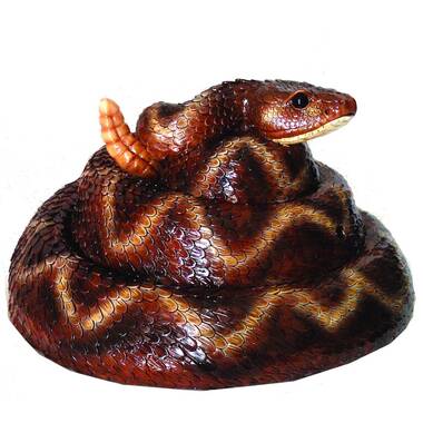 Life-Size King Cobra Snake Statue - Design Toscano