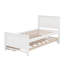 Lit plateforme simple avec tiroirs et lit gigogne-114402417