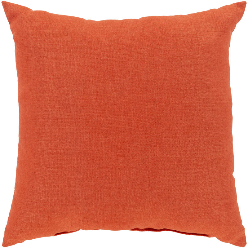  Housse de coussin intérieur / extérieur, H 20 po x l 22 po, Orange brûlé