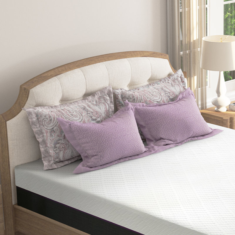 Matelas en mousse viscoélastique gélifiée mi-ferme Alwyn Home Winchendon, 10", Grand lit