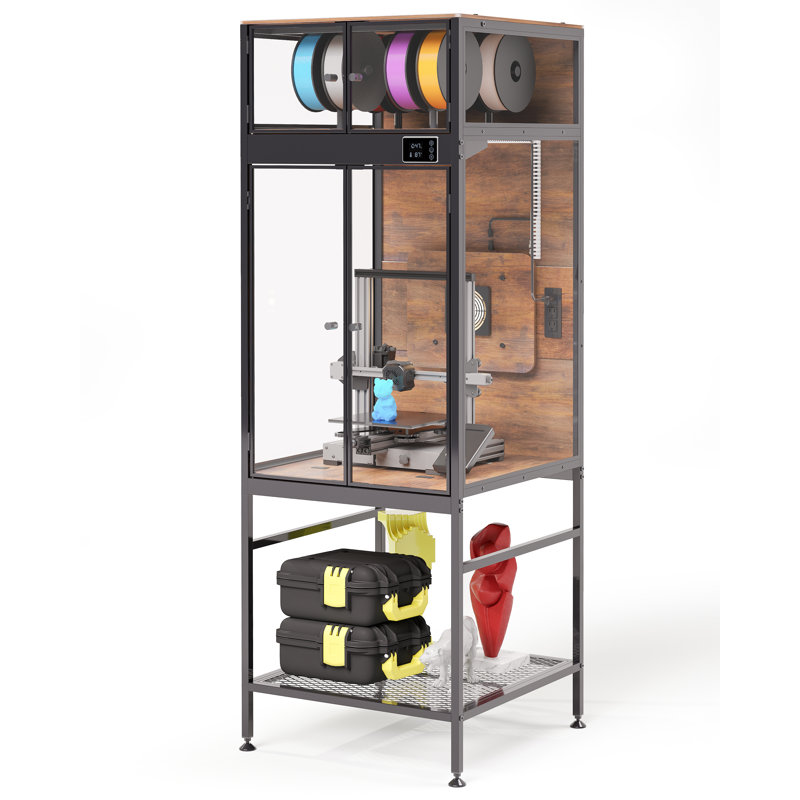 3D Printer Cabinet With Filament Storage