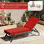 Coussin de chaise longue d'extérieur - Résistant aux intempéries, réversible, confort moelleux-57415026-57415039