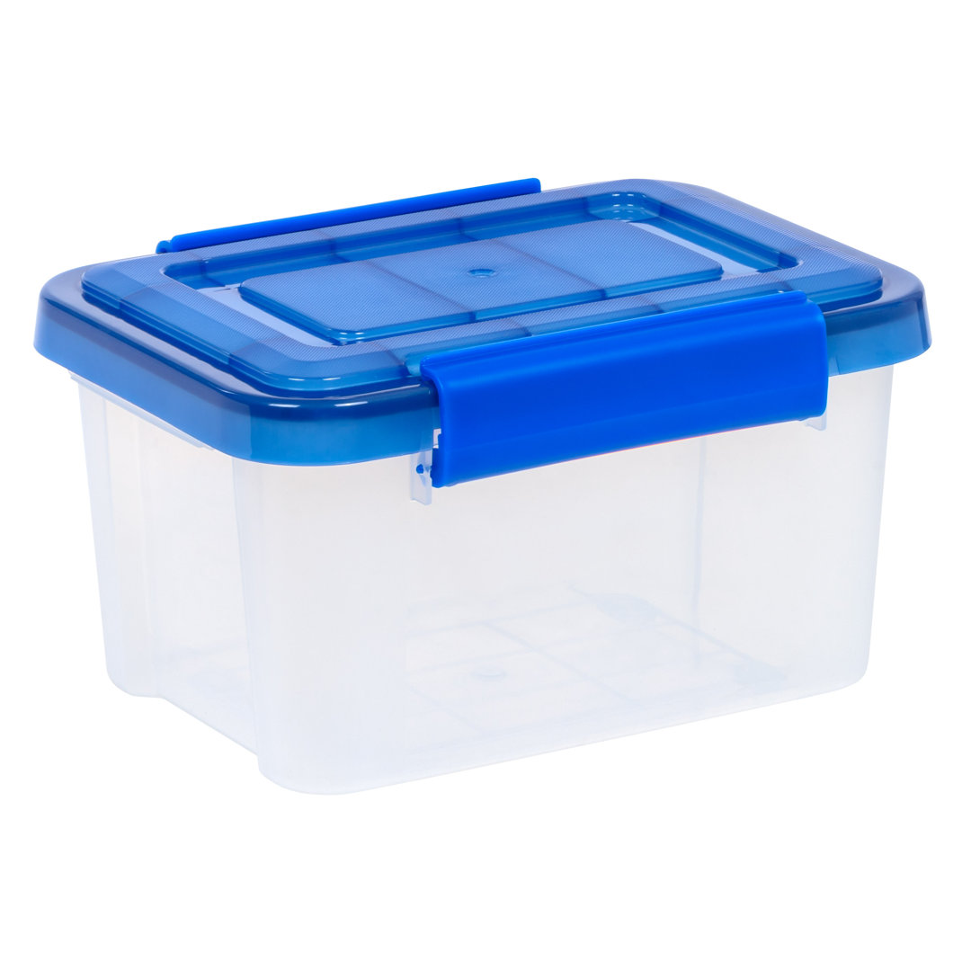 IRIS 6.5 Qt [1.63 GAL] Element Resistant Ultimate Clear Letter/Legal File Box IRIS USA, Inc.