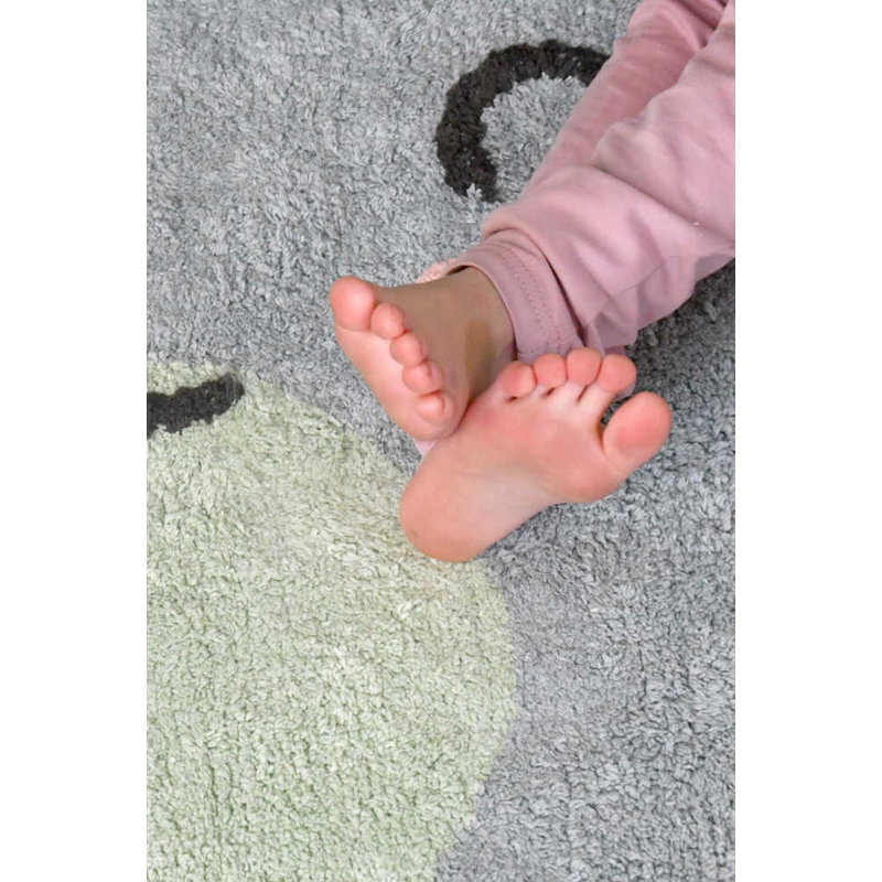 Washable Round Rug Big Big World