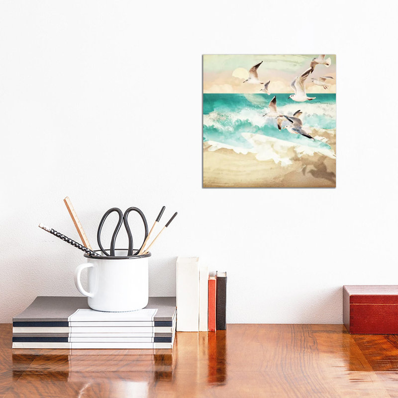 Summer Flight by SpaceFrog Designs - Wrapped Canvas Painting, 30.48 cm H x 30.48 cm W