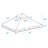 10X10 Ft Outdoor Patio Gazebo Replacement Canopy (Base Not Included)