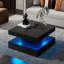 Charvez Solid Coffee Table with 16 Colors LED Lights, 78 x 78 cm-688356388-714213040