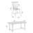 Sterling 67W Squire Trestle Dining Table With 6 High Back Spindle Dining Chairs-105299792-105299793