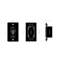 1G Duplex GFCI Outlet / Without Logo-1793677522
