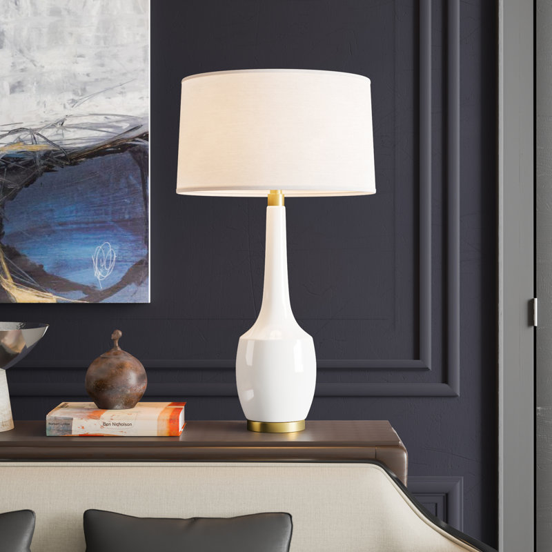 Delilah Table Lamp, Rose Water