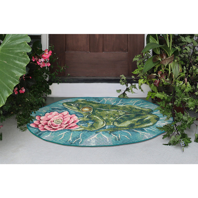 Kaheim Polyester Non-Skid Kitchen Mat