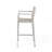 29.50" Barstools With Silver Rust-Proof Aluminum Frame