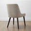 Chaise d'appoint rembourrée en bois massif Bremment-720516628