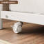Lit de jour double en métal avec lit gigogne escamotable, canapé-lit robuste en acier pour chambre d'amis, salon
