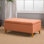 Rangement élégant pour les jeux de société et les télécommandes: plateau relevable, bois de bouleau en tissu, brun foncé, 19,81 po x 15,5 po x 38 po, orange, banc d'assemblage requis et plateau relevable, 38 po x 19,81 po