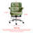 Minimalist Cowhide & Aluminum Alloy Swivel Office Chair