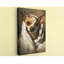 Drôle de chihuahua sur toile: Portrait d'un animal de compagnie victorien, décoration de salle de bain humoristique-418089437