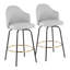 Tabouret de comptoir pivotant 26 po Arabelle-101486021-70253047-90192367