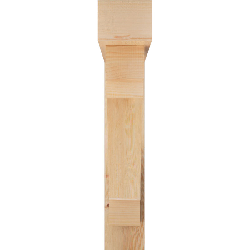 Support Merced Block avec support décalé, 44 x 44, Sapin Douglas de l 8 po (scié brut)