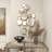 Cosmopolitan Gold Metal Bubble Cluster Modern & Contemporary Accent Mirror