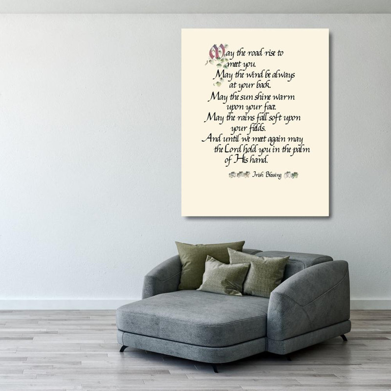 Irish Blessing, 36" H x 28" W