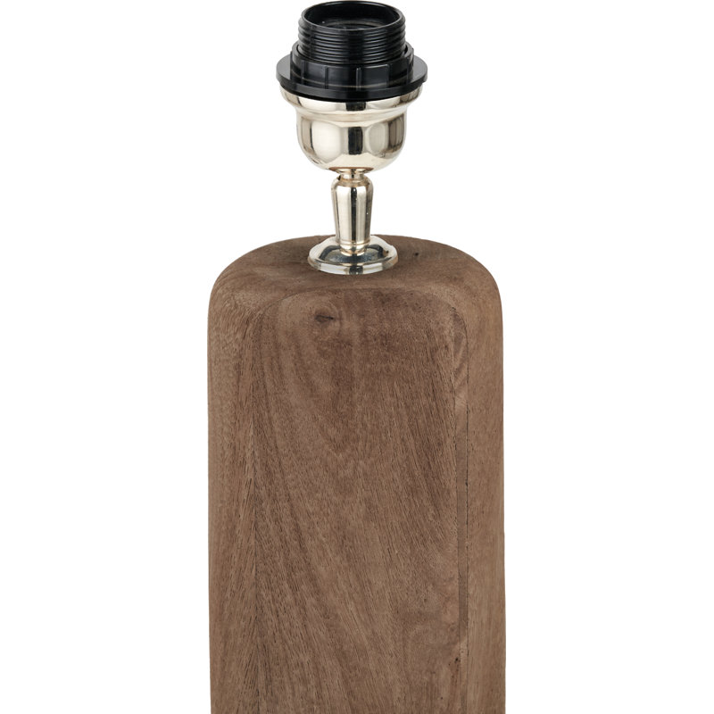 Wood Lamp Base Lamp, 39cm H x 11cm W x 11cm D