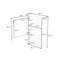Armoire de rangement murale avec miroir-1653466048