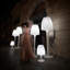 Vases Matte Ice White Plug-In LED Outdoor Floor Lamp-49037320-116418515