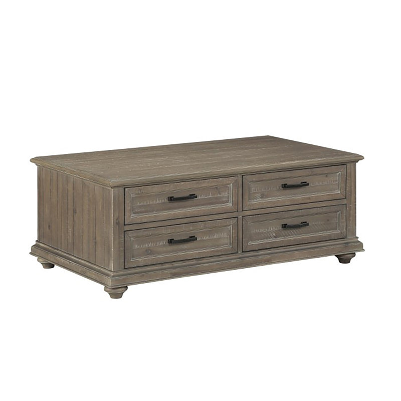 Table basse Nayele, Bois flottant / brun clair