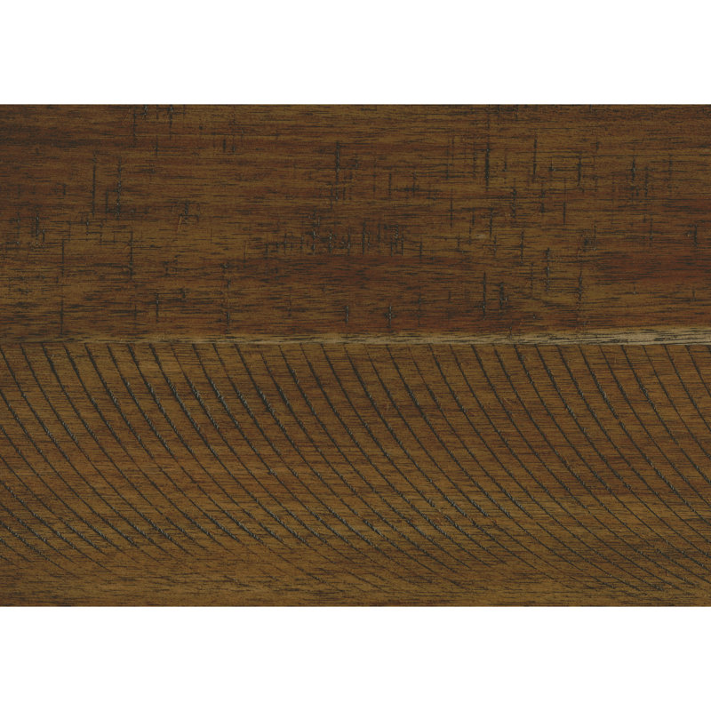 Ensemble de 2 chaises d'appoint de style transitionnel avec structure en bois au fini brun et siège rembourré beige pour salle à manger
