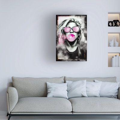 Bolog Sasha Bubble Gum Canvas Art