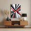 Abstract Shapes 66 Blue Metal Wall Art-1768269473