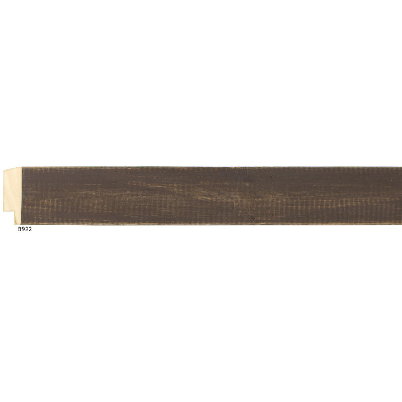 Country Colors II Solid Wood Rectangle Wall Mirror, 40.5" x 28.5", White/Brown