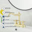 Robinet de lavabo de salle de bain 4 "avec drain Centreset-106847031
