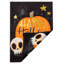 Drapeau de jardin en polyester 18 x 13 po Axtell Halloween Skull