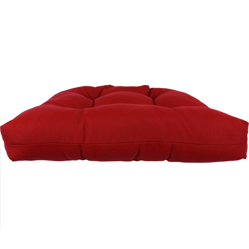 Outdoor 3'' Seat Cushion, Red