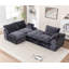 Canapé modulaire 103 po avec méridienne en forme de L, canapé modulaire désossé grand et modulaire de 103 po pour le salon, aucun assemblage requis-130036523