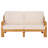 Isaias Rattan Loveseat