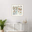 «Golden Blooms III» par Asia Jensen, impression sur bois encadrée-100672603