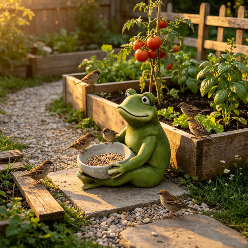 Animals Weather Resistant Resin Garden Statue