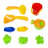 Water Table with Lid and Toys - Playset with 2 Sensory Bins for Sand or Water - Toddler Activity Set for Beach, Backyard or Classroom by Hey Play