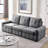Upholstered 93.1'' Sofa