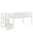 Loft Bed With Staircase , White