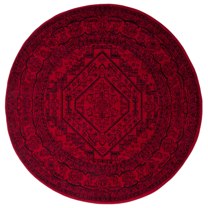 Maggie Rectangle Oriental Area Rug, Round 122 X 122 cm